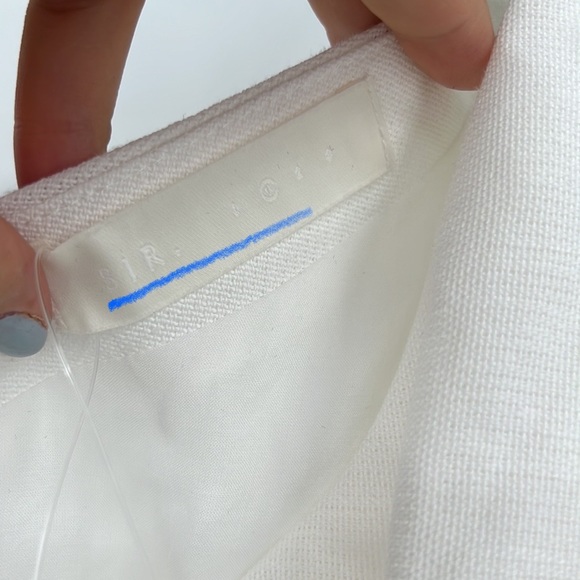 SIR. Clemence One Shoulder Midi Dress in Ivory 0 \ XS - Picture 10 of 10